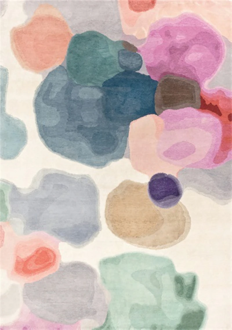 

Abstract oil painting sweet color dream bubbles Carpet living room bedroom door mat kitchen floor mat home Room decor
