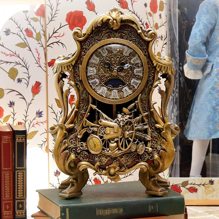 

Limited Edition 3 Inch Beauty And The Beast Clock Home Furnishing Decoration Clock