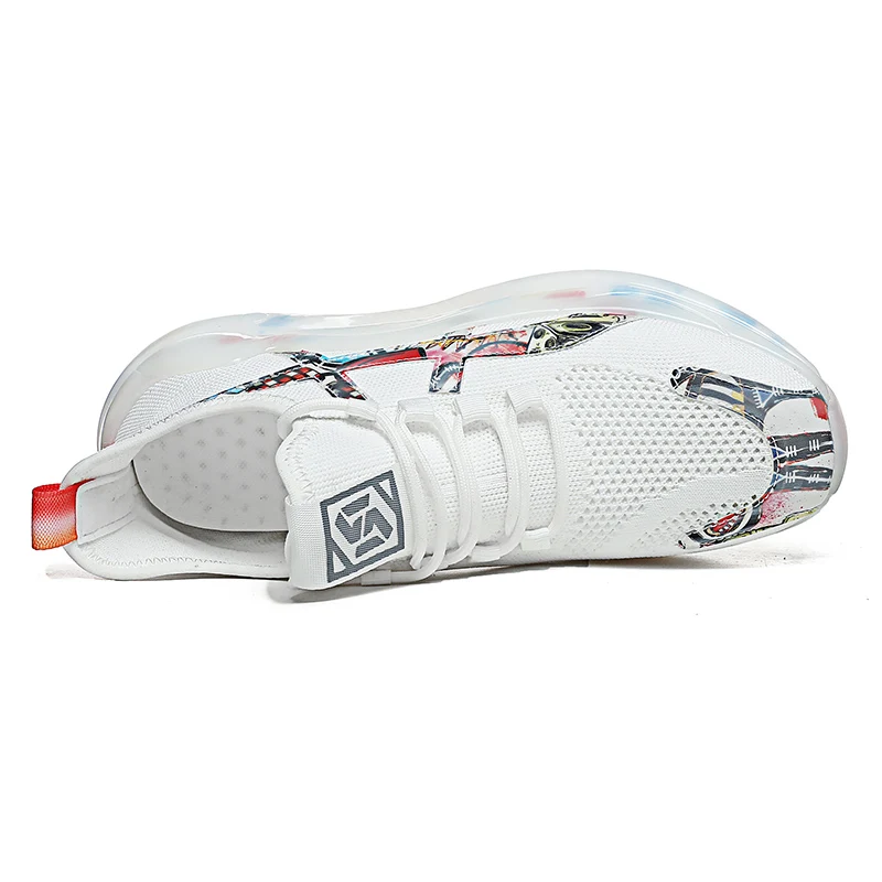 

Casual, comfortable and wear-resistant summer hollow and breathable fly woven mesh casual men's shoes 2021