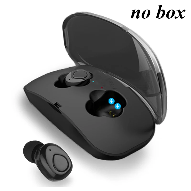 X18-black-nobox X18 Bluetooth наушники беспроводные наушники спортивные Bluetooth гарнитура 3D стерео с микрофоном наушники для iphone samsung huawei - Цвет: X18-black-nobox
