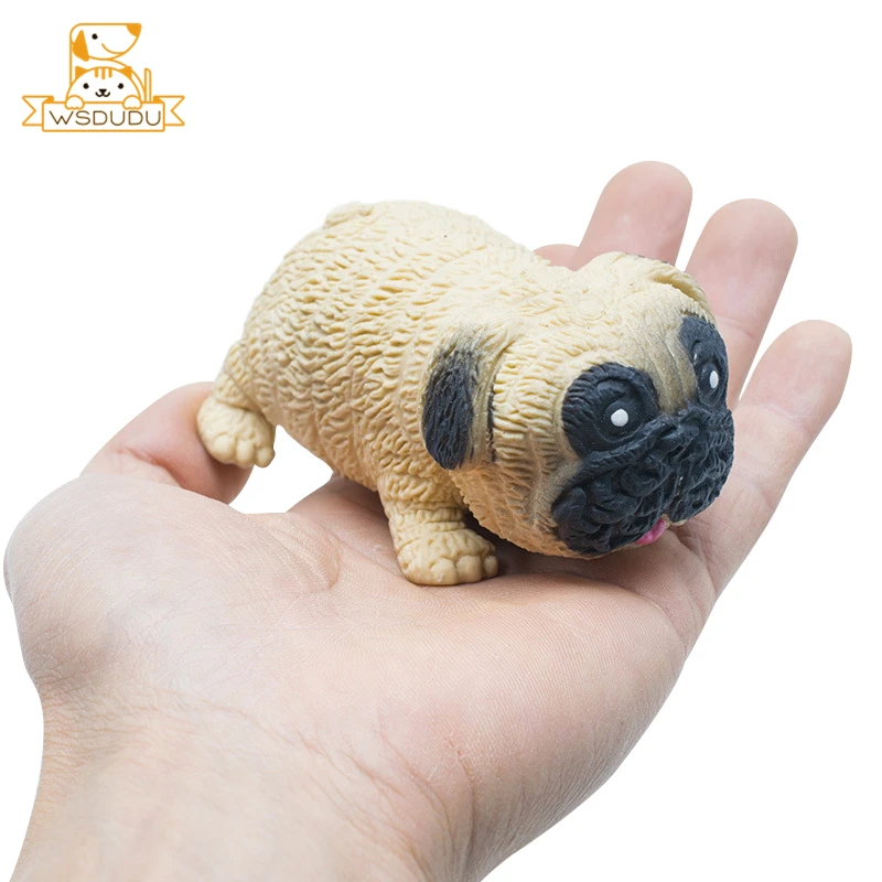 Милые Мопсы мягкие сжимаемые игрушки Смешные Мультяшные Животные Собака