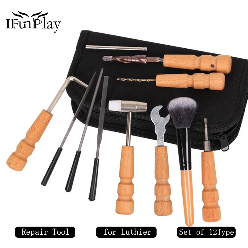 Набор инструментов для акустической гитары комплект ремонта намотка струн