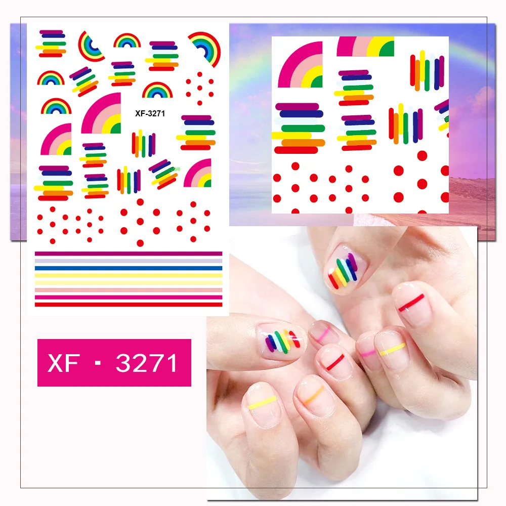 

1Pcs Nail Decoration Sticker Tattoo Manicure Various Styles Decals And Stickers Sliders For Inscriptions Nail Art