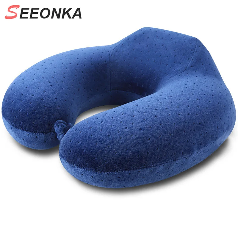 U образная подушка для шеи путешествий путешествия самолет поезд длинная отдыха