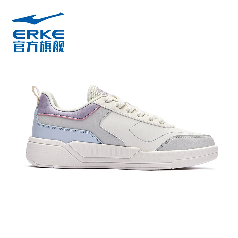 Hongxing Erke women's shoes, board shoes, thick soled small white shoes, 2021 autumn and winter new trend Skateboarding Shoes