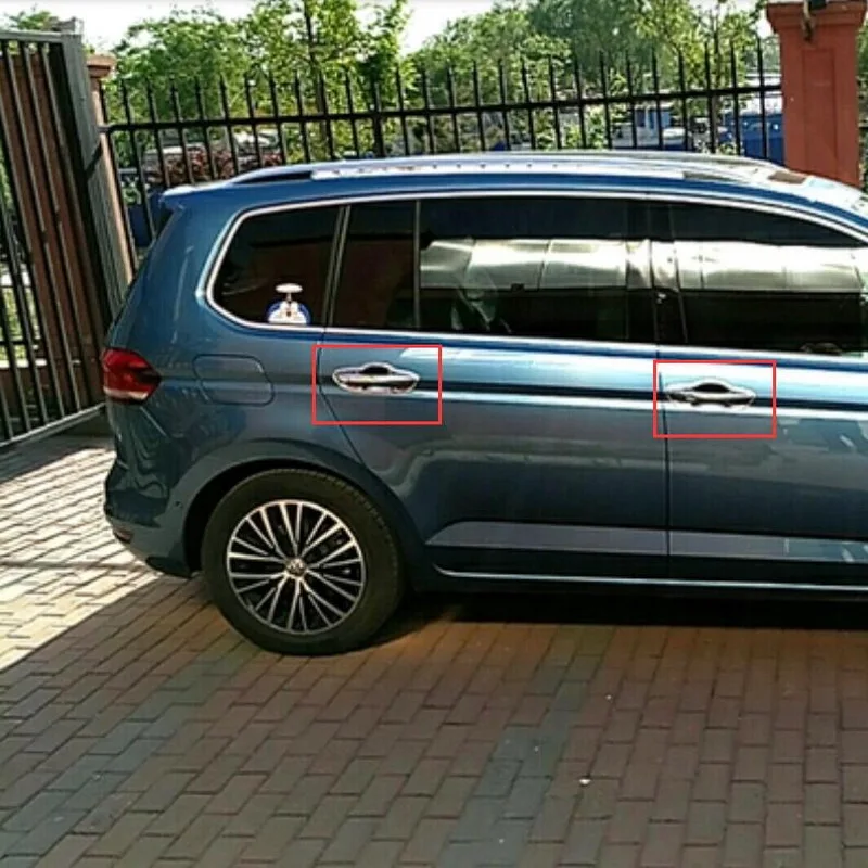 Tonlinker наклейка на чехол для Volkswagen Touran L 2016-18 Стайлинг автомобиля 8 шт.