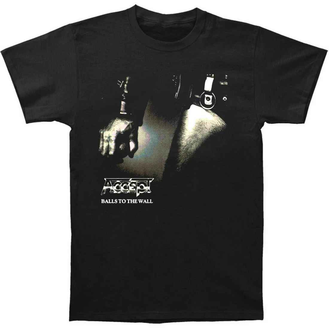 

Accept Balls To The Wall 1983 Album Cover Tops Tee T Shirt T-Shirt Gift Funny Cotton