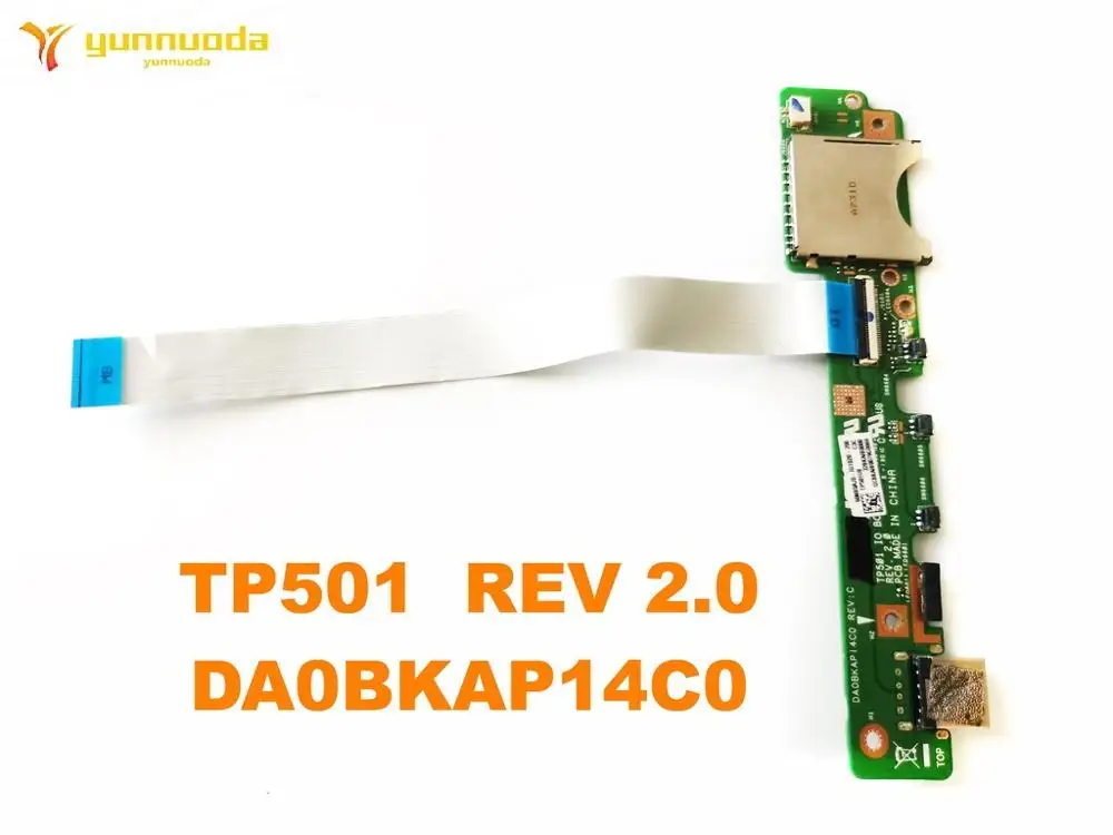 

Оригинальная материнская плата для ноутбука ASUS VivoBook Flip TP501, USB плата кнопки питания TP501 REV 2,0 DA0BKAP14C0, протестирована