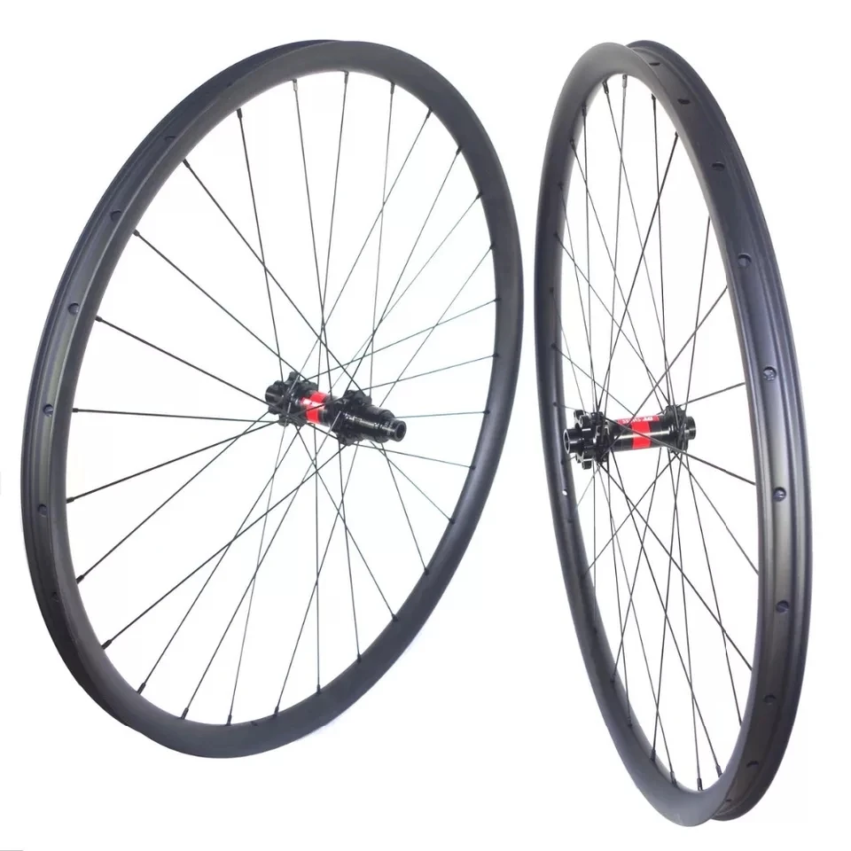 Сверхлегкие Углеродные колеса для горных велосипедов 1080g 29er Ширина 24 мм 27 28 30 33 35 36