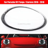 car headlight lens for porsche 911 targa carrera 2016 2017 2018 headlamp cover replacement auto shell