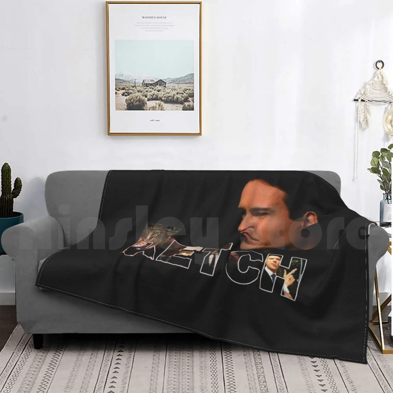 Одеяло Ketch для дивана кровати путешествий Артура сверхнатуральное David Haydn Jones Spn Lttu