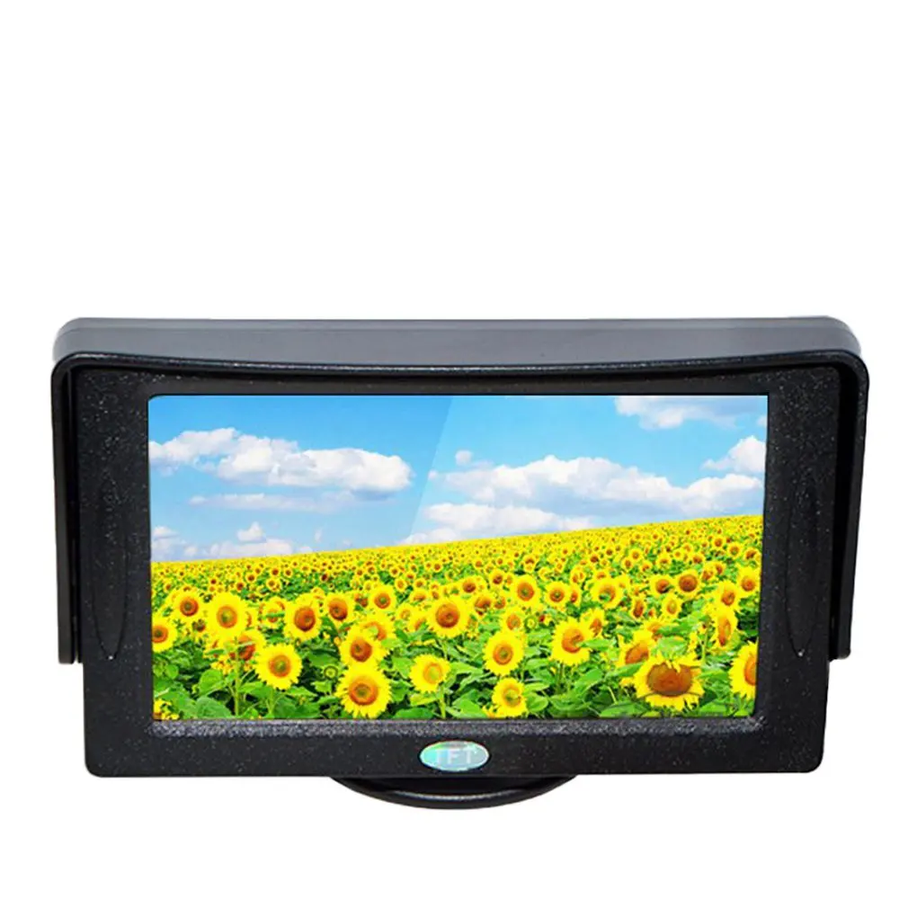 

Car Display 4.3 Inch Tft Digital Lcd Screen Small Tv Two-Way Av Input Reversing Priority Two-way Video Input