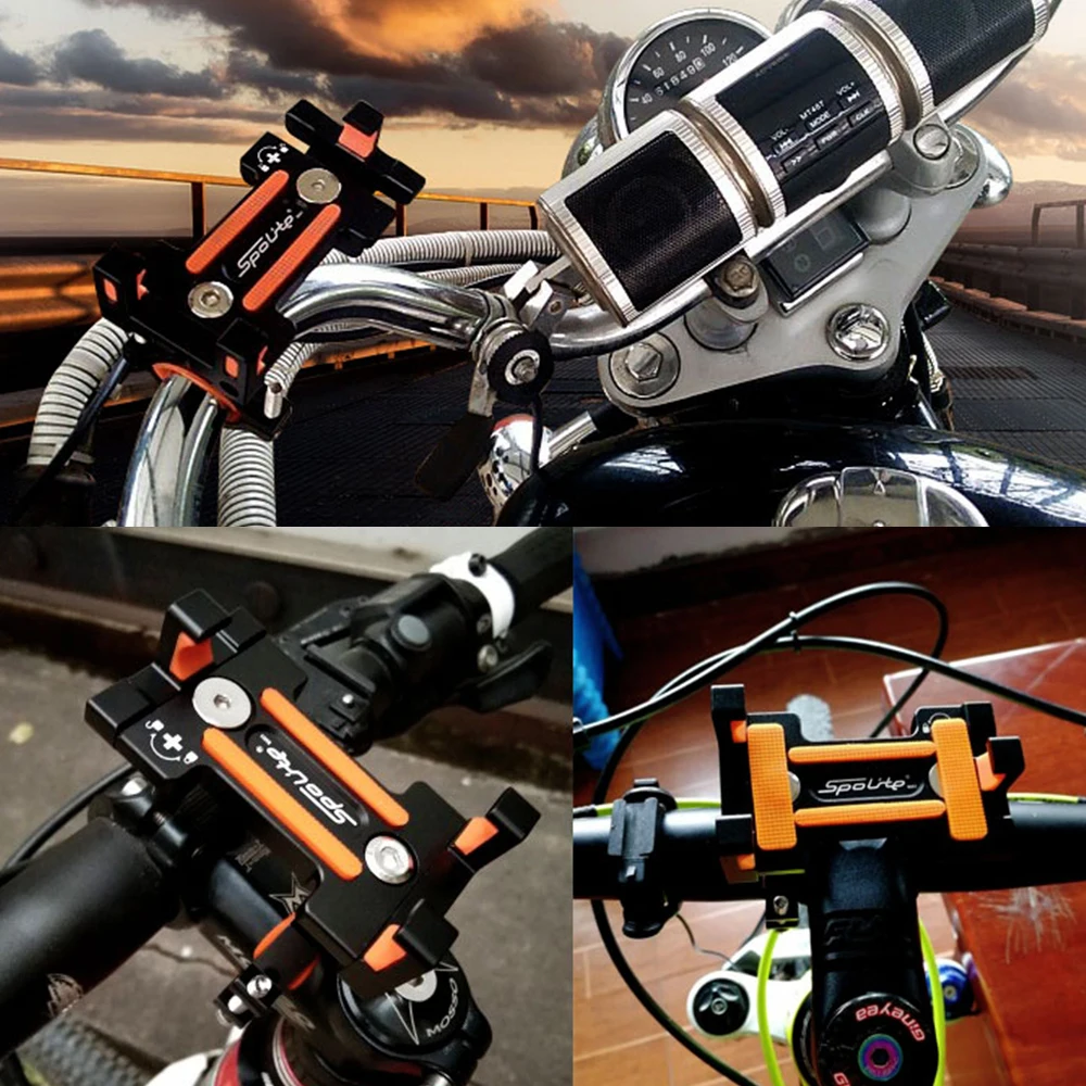 Алюминиевый держатель для телефона велосипеда 3 5 7 дюймов регулируемая поддержка