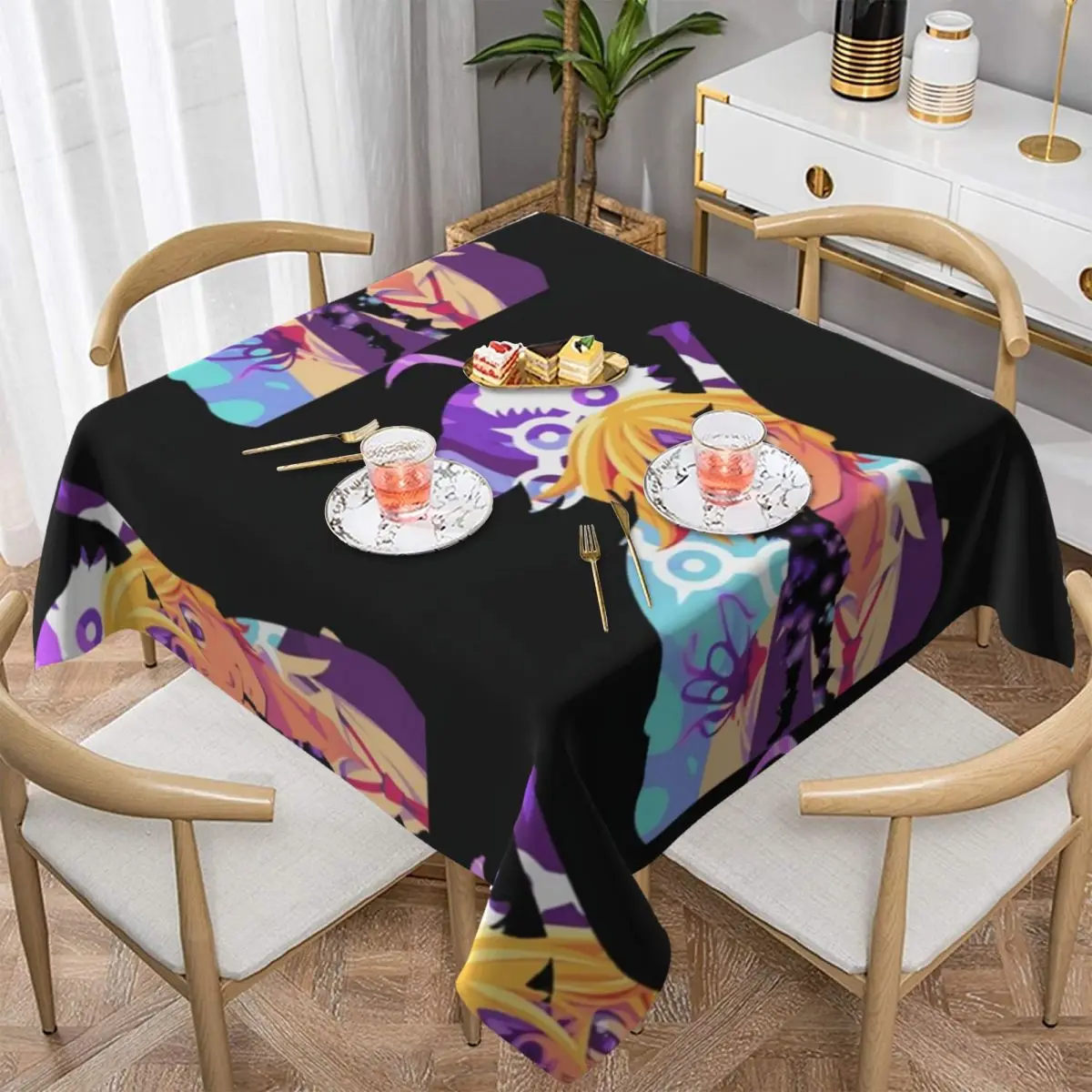 

Meliodas Tablecloth Printed Protector Table Cover Polyester Summer Cheap Beautiful Table Cloth