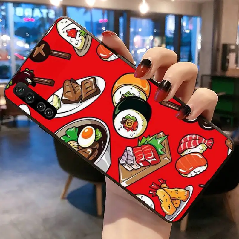 Японский чехол для телефона sushi art Для Huawei P20 P30 P40 lite E Pro Mate 30 20 P Smart 2020 P10 | Мобильные