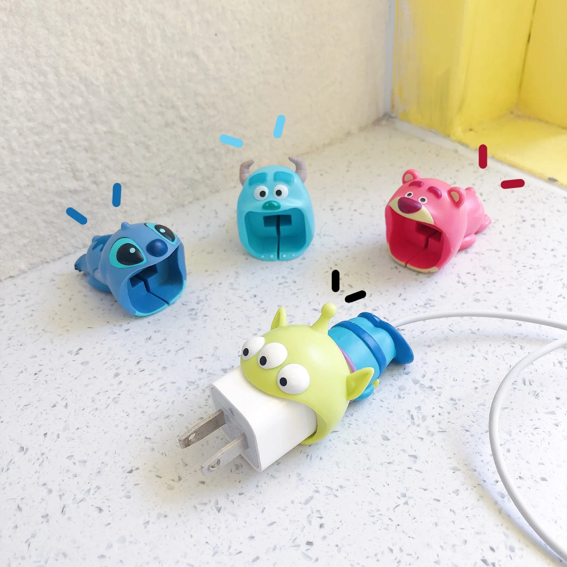 Аксессуар кабеля силиконовый держатель кабеля большой животное укус USB зарядное устройство Штекер кабель протектор для iphone 8 7 6 5 USB кабель защиты
