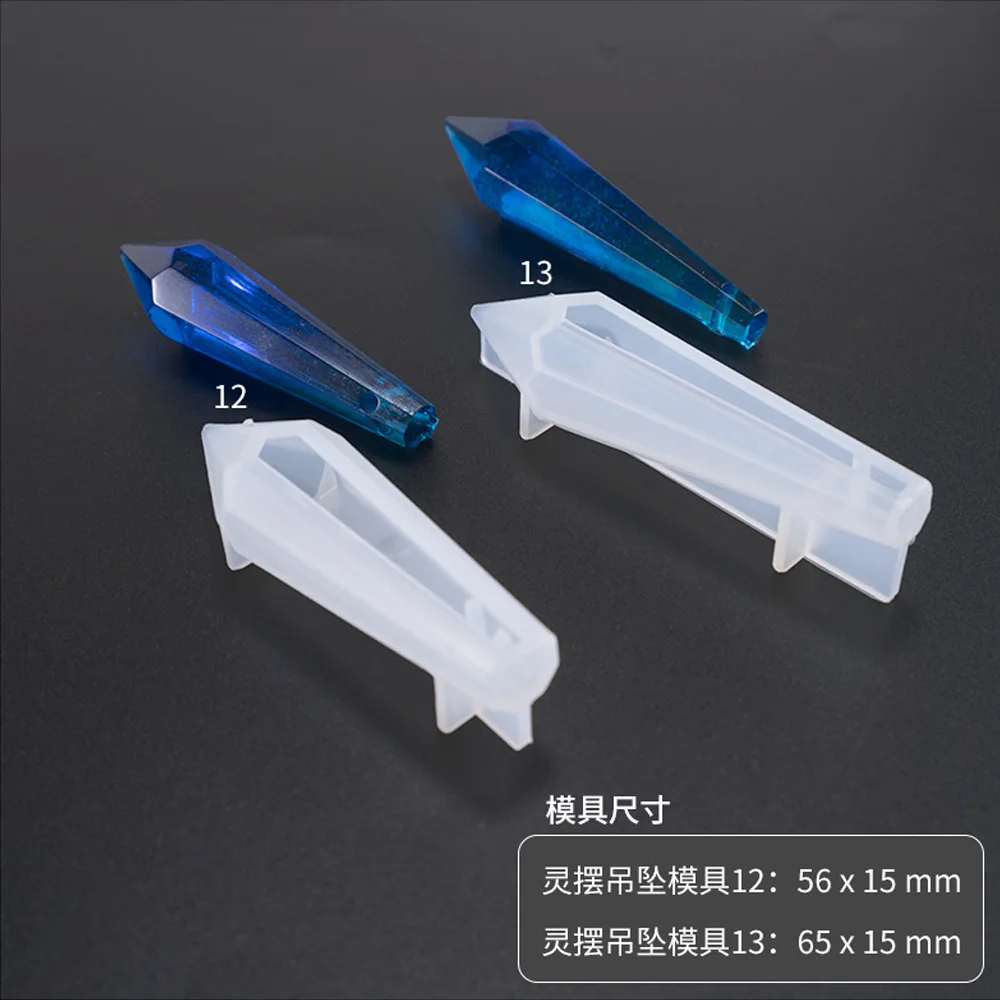 DIY Подвеска-Маятник из хрусталя Прозрачная силиконовая форма высушенные цветы