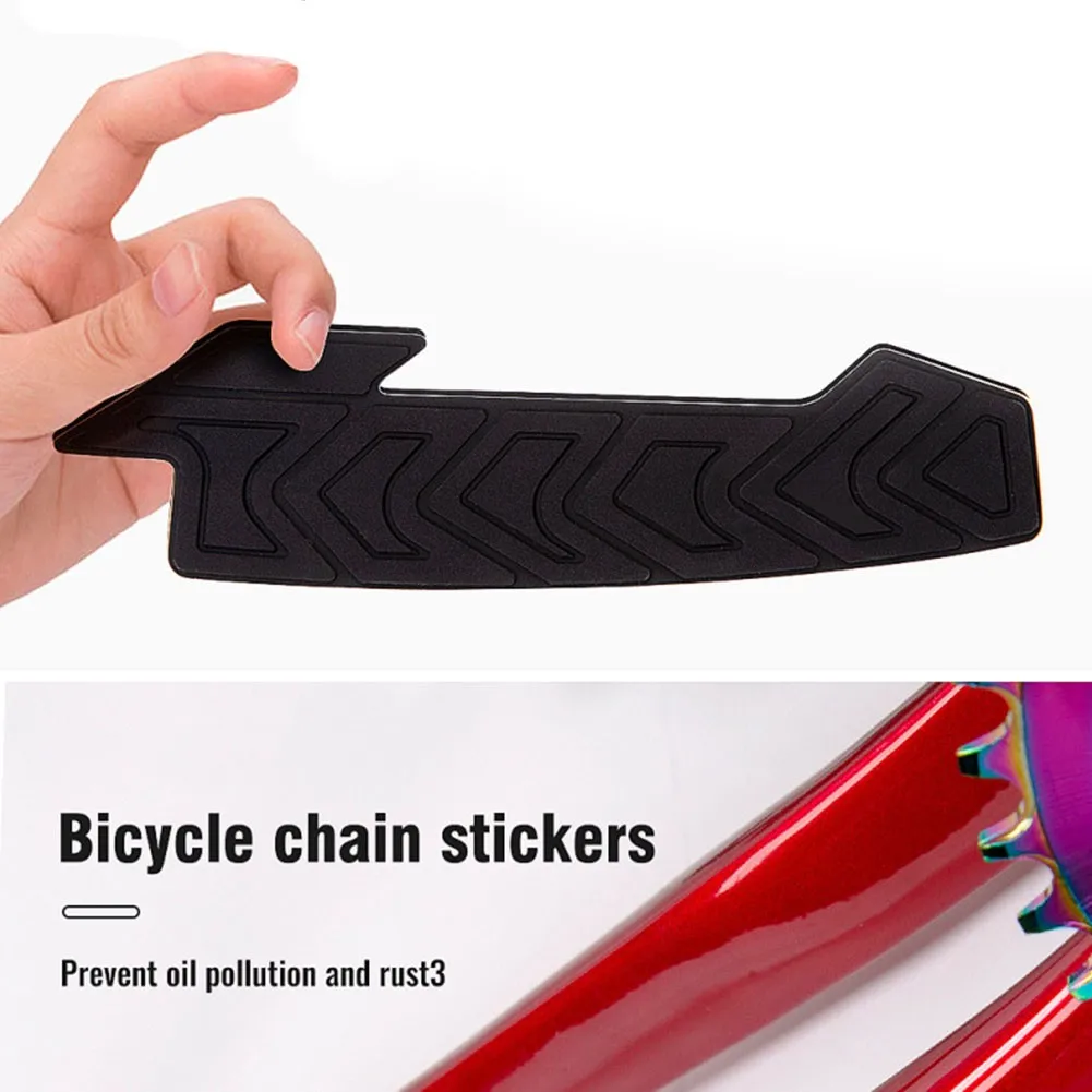 

2Pcs Bike Bicycle Universal Frame Protection Sticker Cover Chain Guard Silica Gel Cycling Bicycle Chains Accessories Bicicleta