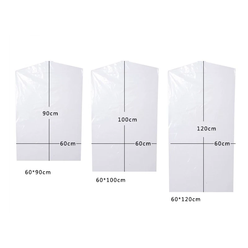 Прозрачный пластиковый пылезащитный чехол для одежды 20 шт./лот
