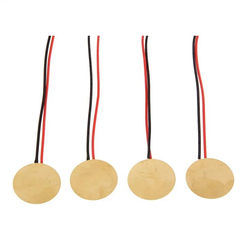 12 шт. 27 мм пьезо-диски с выводами микрофонный барабанный триггер акустический