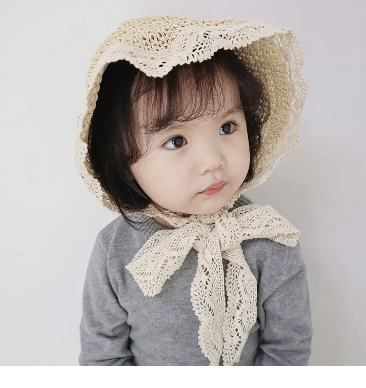 1 шт. 2019 однотонная соломенная детская шапка для девочек и детей весенне летние