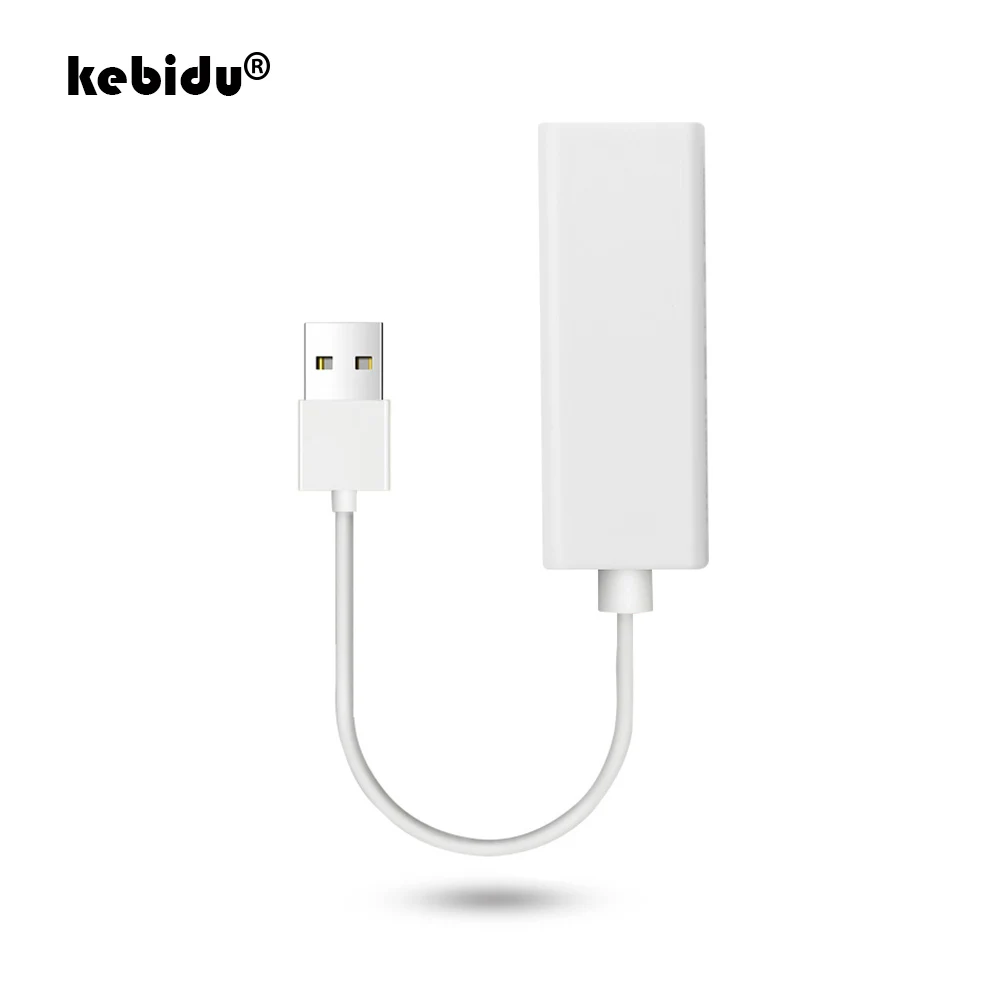 Адаптер kebidu USB 2 0 штекер-гнездо RJ45 высокоскоростной сетевой адаптер Ethernet LAN карта