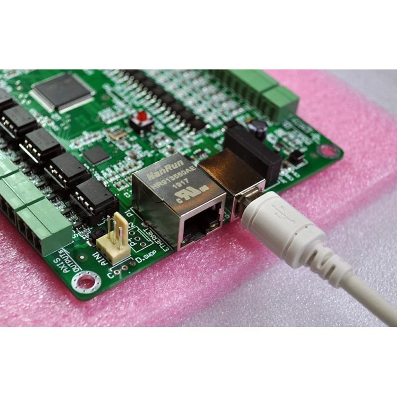 6-осевая плата контроллера Mach3 контроллер движения с ЧПУ поддержка USB + Ethernet для