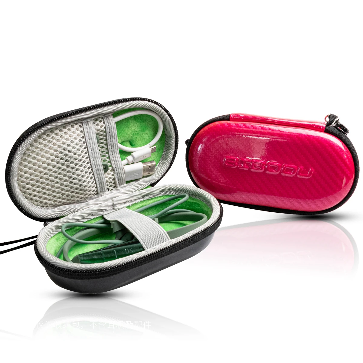 Glossy PU Portable Headphone Bag for Beats Flex Storage Bag Huawei FreeLace Pro BeatsX Headset Travel Carry EVA Case
