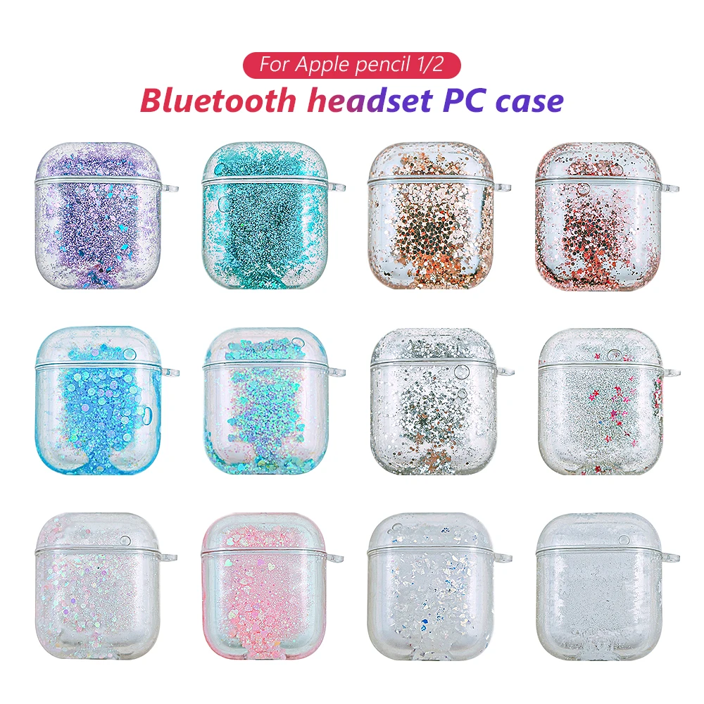 

Liquid Quicksand Glitter Case For Airpods 2 Case Luxury Fashion Case for apple airpods 2 1 Protect Cover Shell For Air pods 1