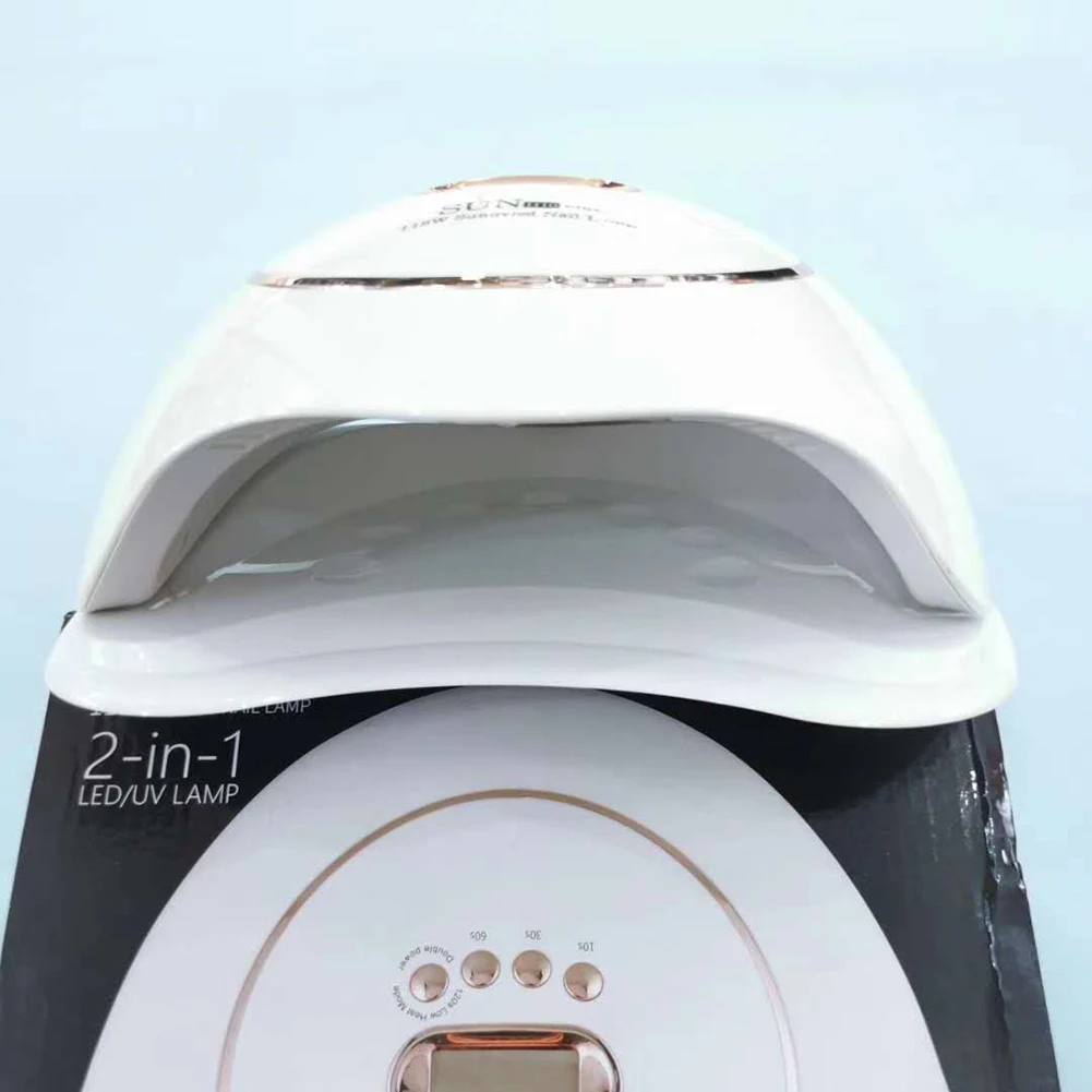 

118W 180 Dgree Led Nail Lamp Dryer Dual 30pcs Led Uv Lamp For Curing Uv Gel Nail Polish With Motion Sensing Manicure Salon Tool