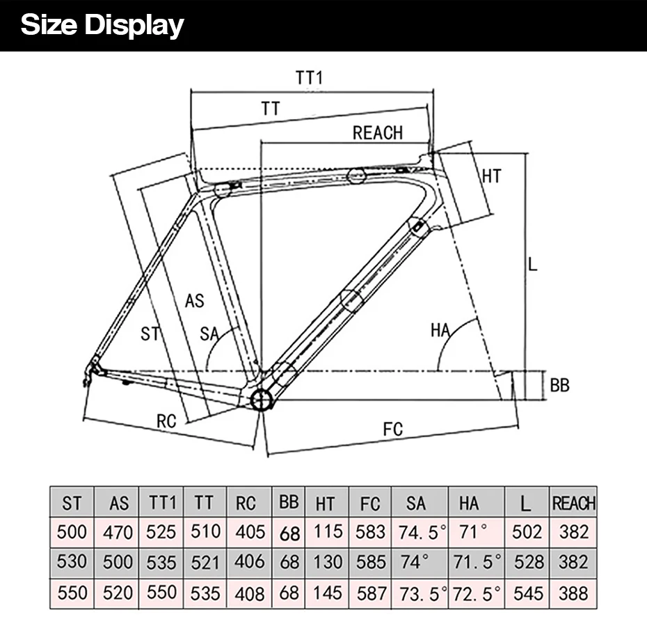 Aero дороги углерода рама китайская дорожная Bicicleta карбоновая рама 50/53/55 см кадров углерода маршрут, углеродный руль для велосипеда Рама