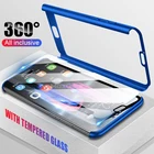 Стекло + 360 полная защита чехол для Samsung Galaxy A50 M21 A52 M31 A72 A12 A32 A31 A51 A71 S20 FE S21 ультратонкий противоударный чехол