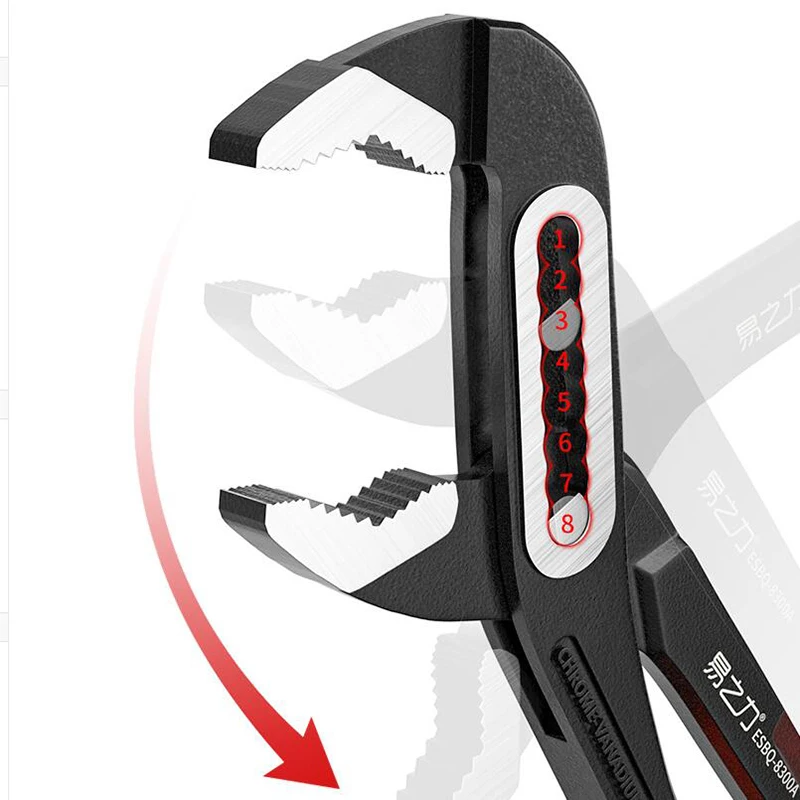 Регулируемый Многофункциональный инструмент с 7 передачами ключ для