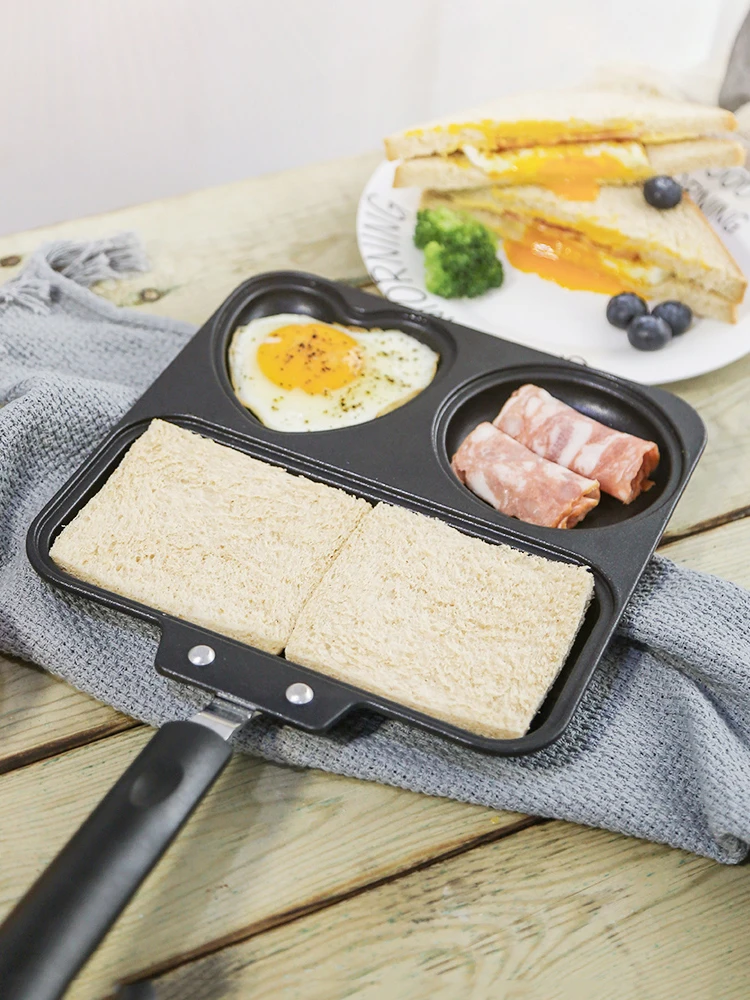 В форме сердца антипригарная сковорода Алюминий Керамика Индукционная с длинной