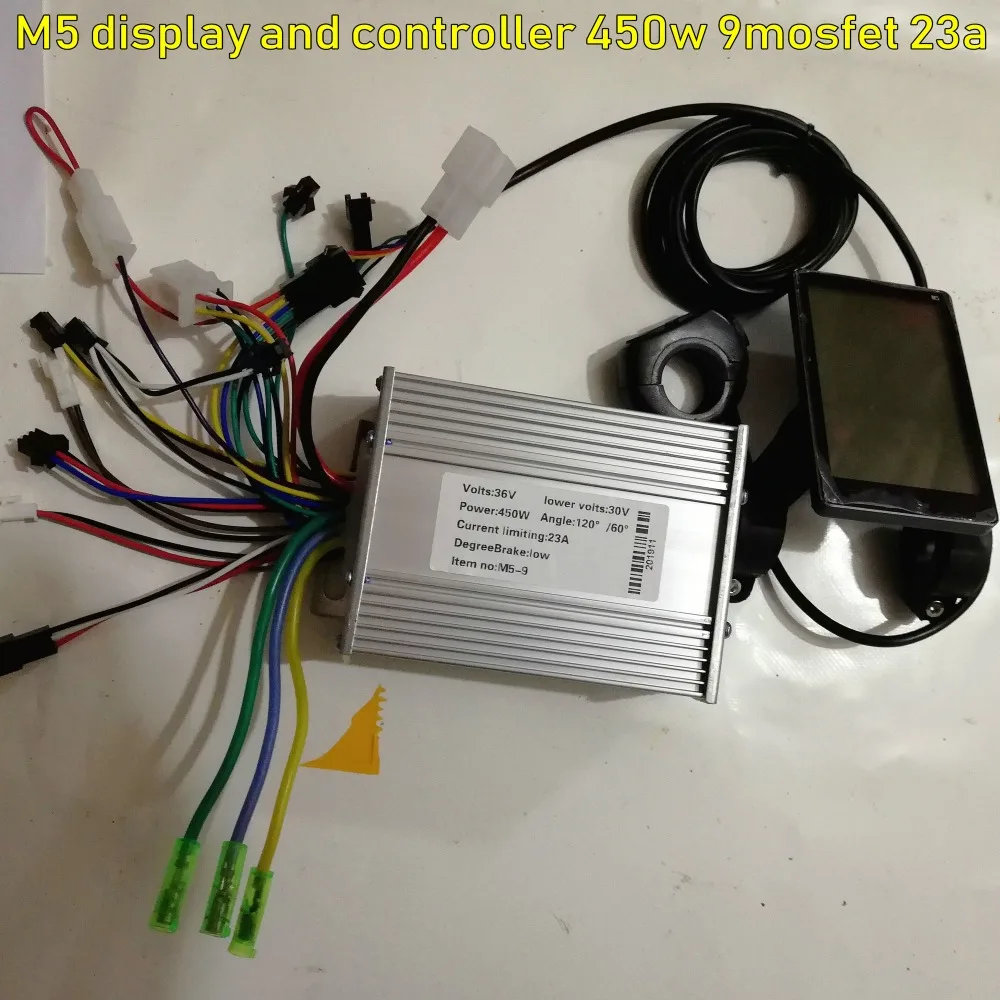 BLDC контроллер 400w450w500w600w800w1000w1200w+ ЖК-дисплей M5 24v36v48v60v для электрического велосипеда Скутер ATV MTB индикатор батареи