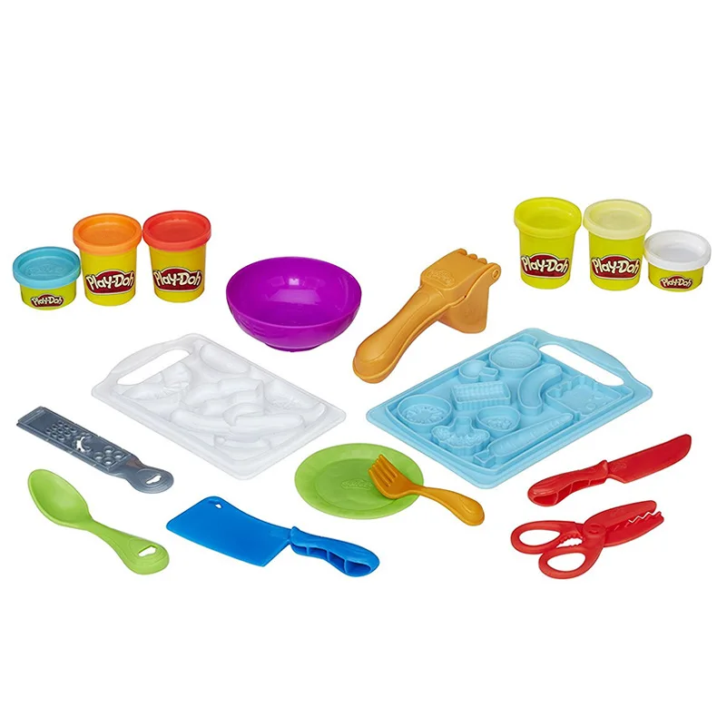 Hasbro Play Doh цветной глиняный Пластилин креативный инструмент шеф повара детская