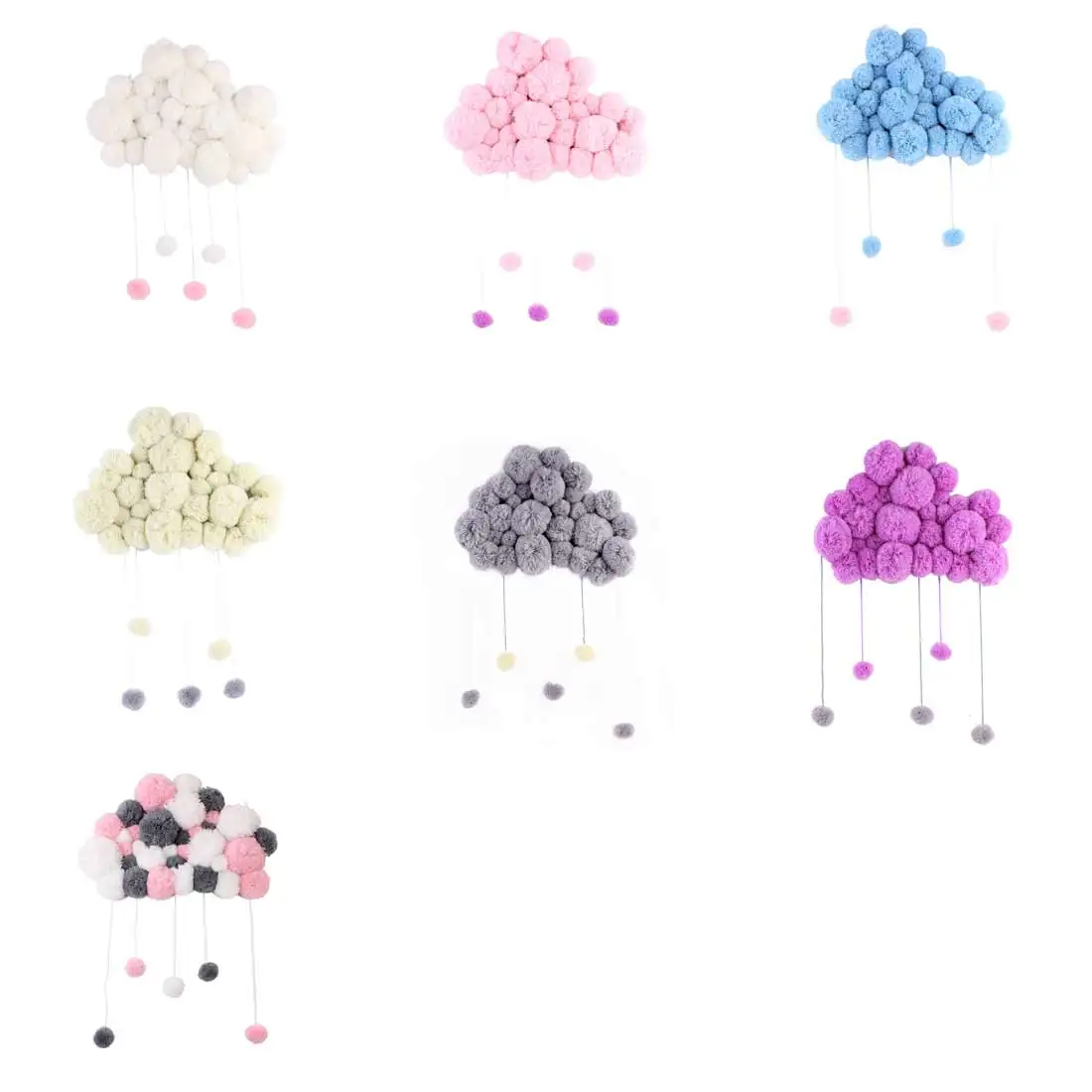 Короткие коралловые бархатные Hairball Новорожденный ребенок в кроватке Младенческая комната Декор реквизит для фотосессии детская спальня украшения успокаивающие игрушки