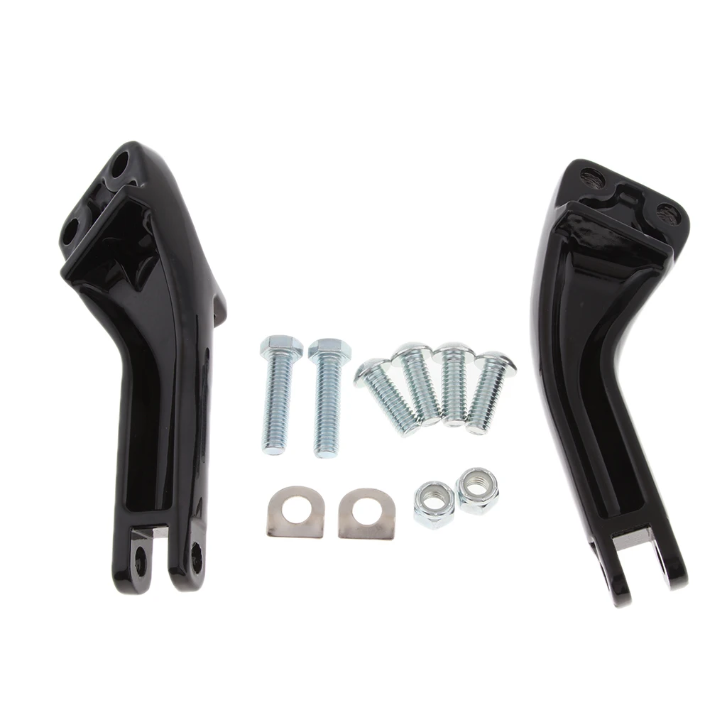

50210-06 Passenger Footpeg Support Kit Black for Harley Dyna Glide models