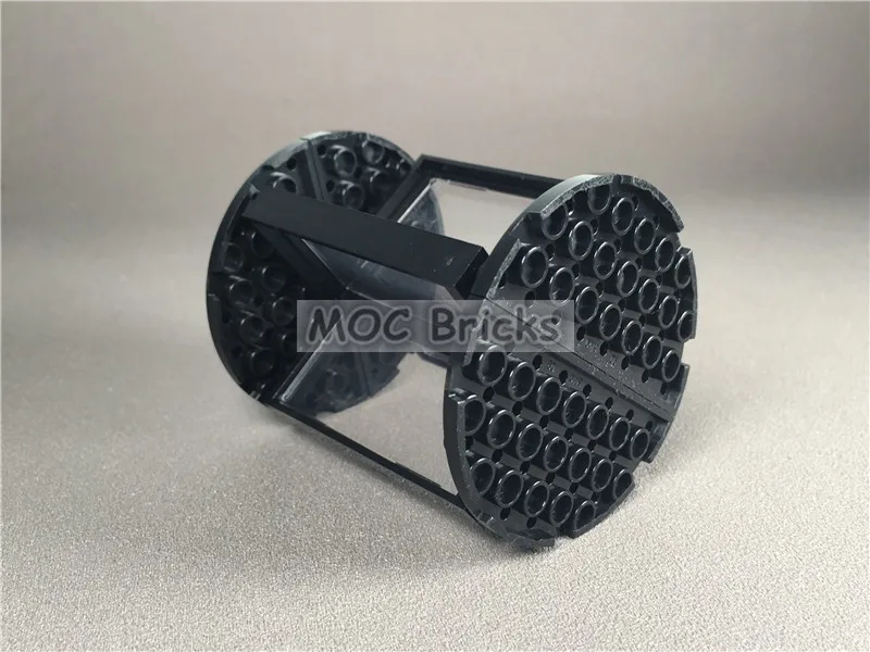 5 компл./лот кубики MOC город МОС черная вращающаяся дверь 1x4x6 прозрачное стекло и 4x8