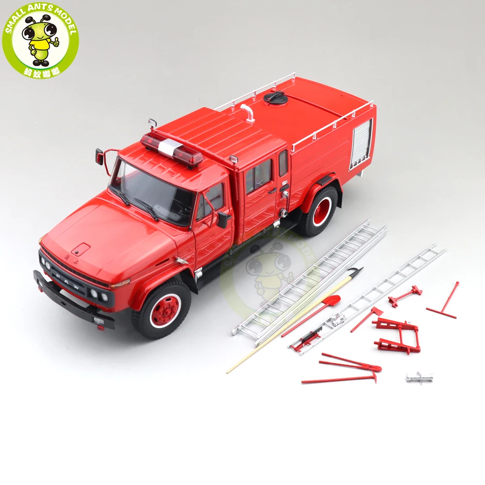 1/24 Китай JieFang FAW CA141 CA142 пожарная машина век Дракон литые игрушечные модели