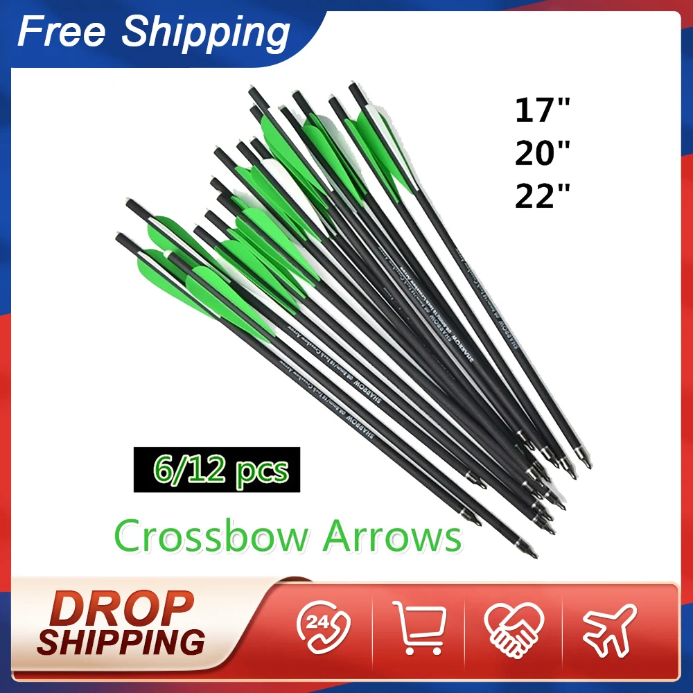 

Стрела из углеродного волокна 20/22 мм для стрелы 8,8, охотничий арбалет для стрельбы из лука дюйма