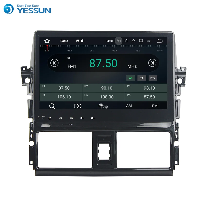 YESSUN для TOYOTA VIOS / YARIS Belta 2013 ~ 2016 Android автомобильный GPS навигатор плеер мультимедийный