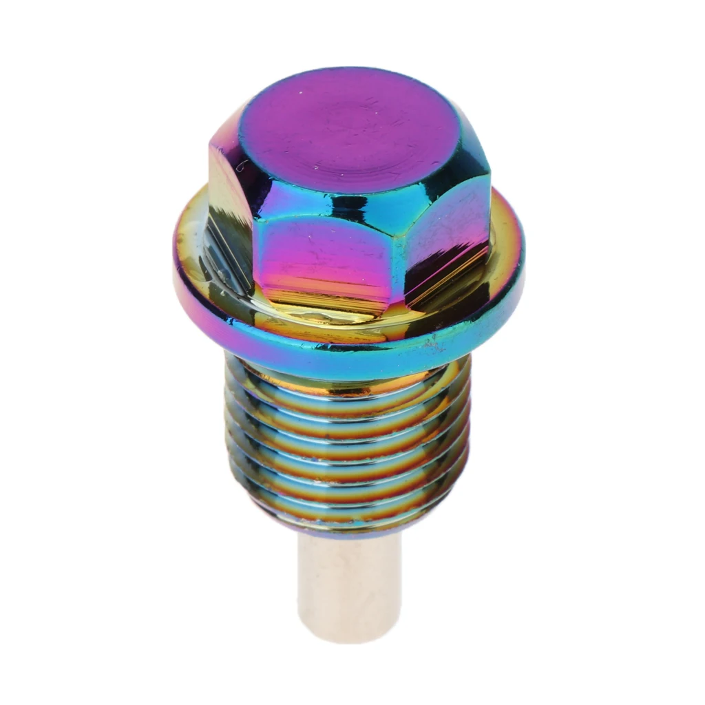 2 X Магнитный дренажный винт из алюминиевого сплава для масляной раковины