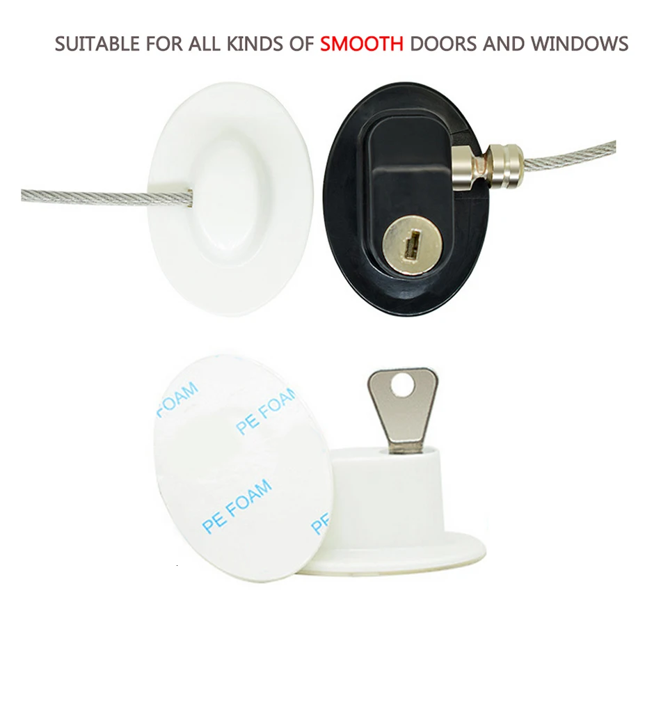 

Baby Safety Locks Plastic window Lock Window Restrictor Infant Security Lock Safety Kids Prevent Children Falling Window Locks