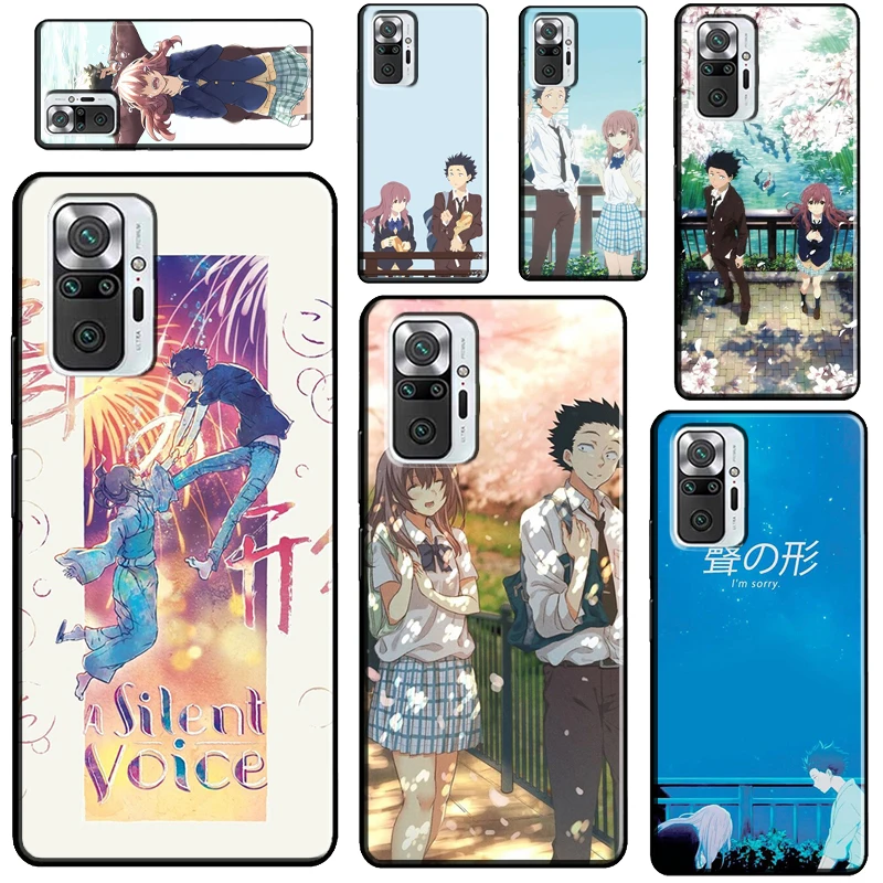 

Тихий голос Аниме Любовь для Redmi Note 11 Pro Note 10 Pro 10S 9S 11S Note 9 Pro фотосессия для Redmi 10 9 9C 9T 9A