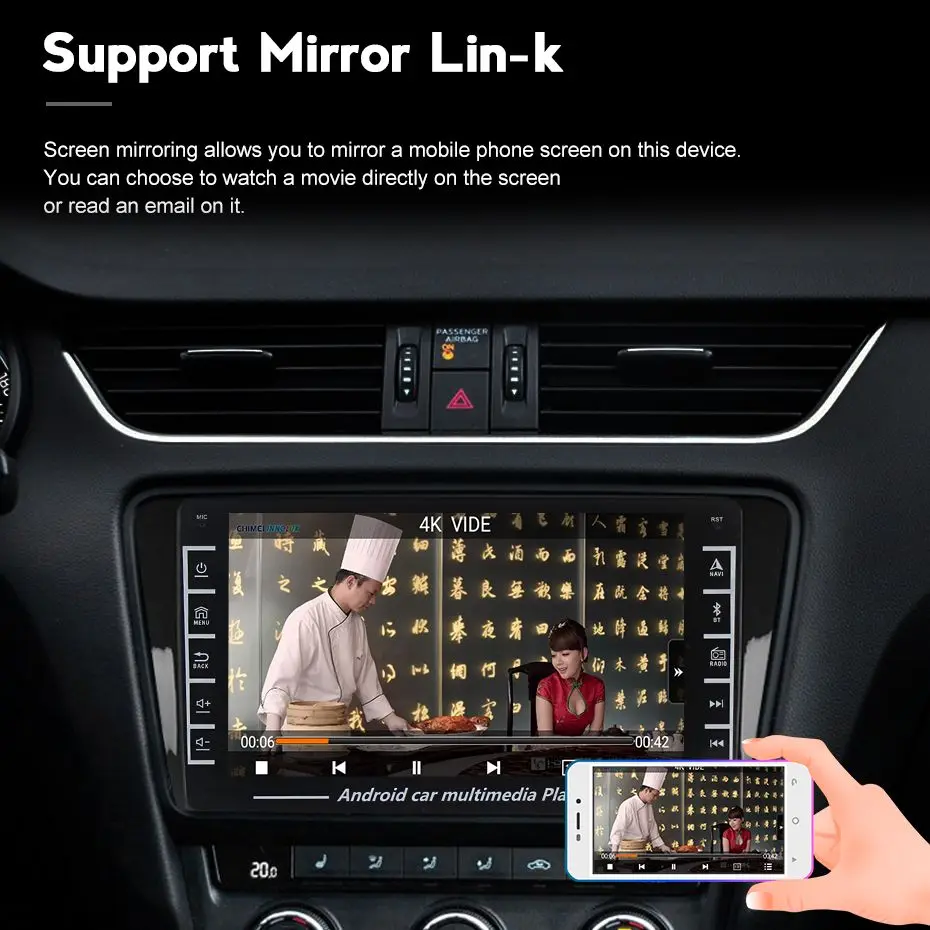 Автомобильный Dvd-плеер 8 дюймов Android 1 RAM1GB Gps для Toyota Reiz Mark X 2007 2009 автомобильное