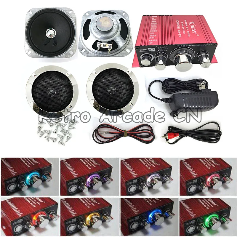 Hi Fi аудио стерео усилитель аркадная игровая машина|arcade game machine|game machineamplifier arcade |