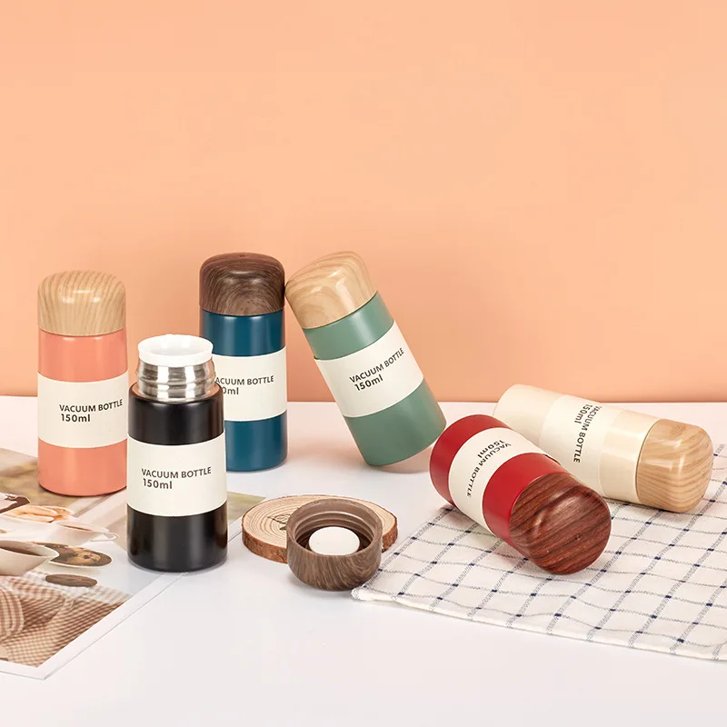 150ML Thermal Bottle Mug Portable Thermos Cup With Lids Cute Kawaii Water Lid Mugs For Girls Botella De Agua | Дом и сад