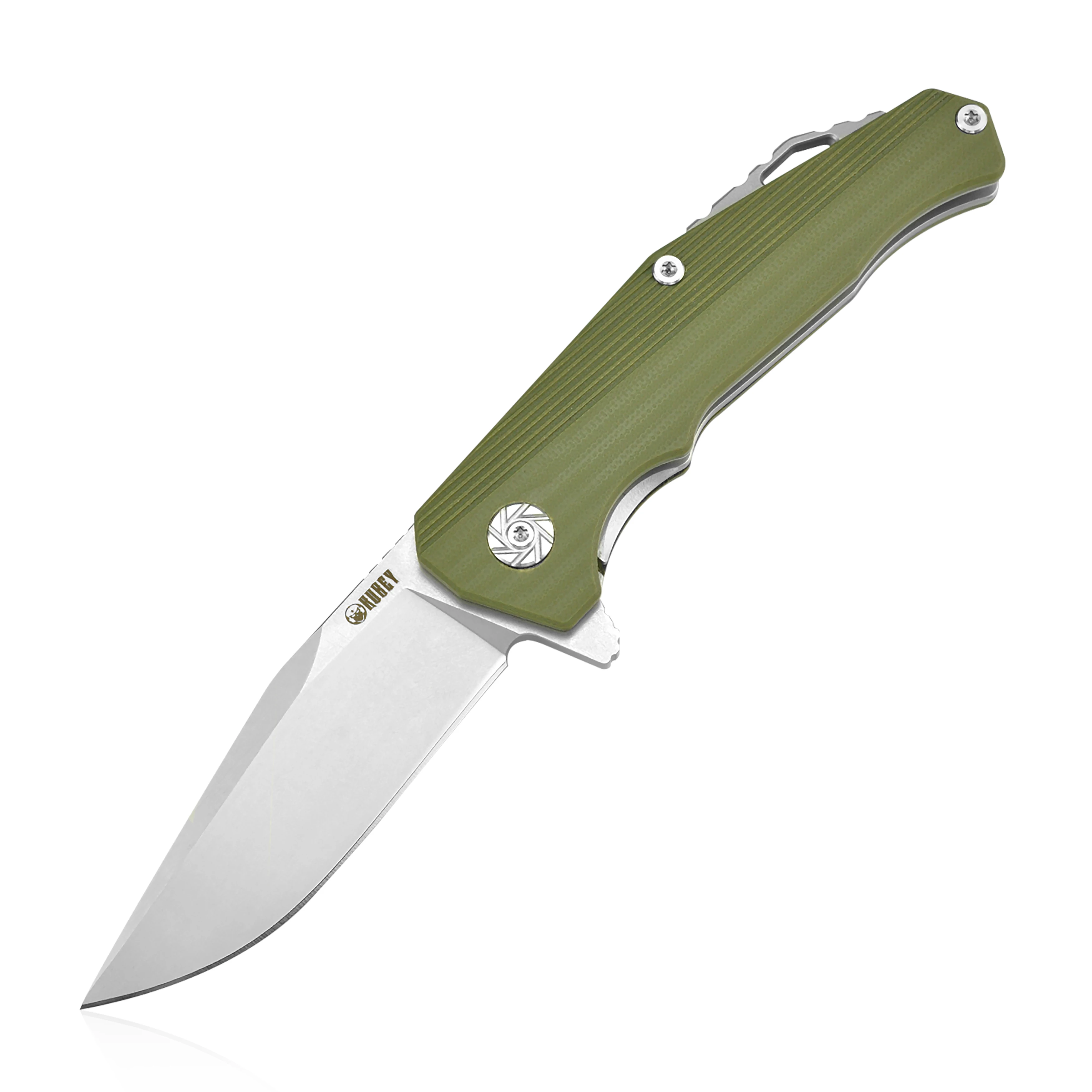 KUBEY KU216 EDC Складной карманный нож D2 стальное лезвие заполненный стеклом G10 ручные