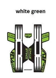 white green BOS IDYLLE flv передняя вилка наклейка для MTB горный велосипед велосипедные наклейки - Цвет: white green